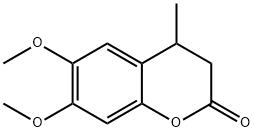 6,7-DIMETHOXY-4-METHYL-CHROMAN-2-ONE Structure