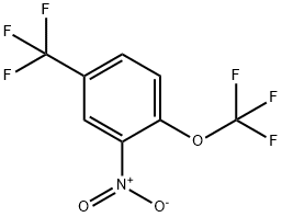 2-NITRO-1-TRIFLUOROMETHOXY-4-TRIFLUOROMETHYL-BENZENE Structure