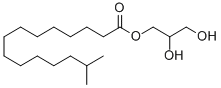 2,3-Dihydroxypropyl 14-methylpentadecanoate Structure