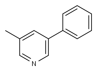 3-METHYL-5-PHENYLPYRIDINE Structure