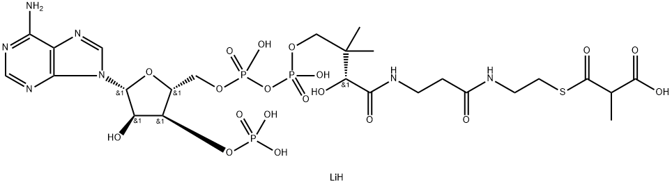 METHYLMALONYL COENZYME A LITHIUM Structure