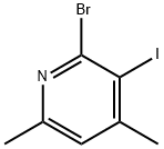 2-BROMO-3-IODO-4,6-DIMETHYLPYRIDINE Structure