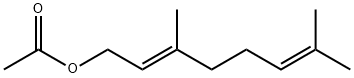 Geranyl acetate Structure