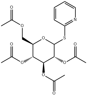 2-PYRIDYL-2 3 4 6-TETRA-O-ACETYL-1-THIO& Structure