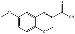 2,5-Dimethoxycinnamic acid Structure