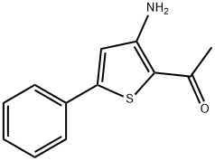 2-ACETYL-3-AMINO-5-PHENYLTHIOPHENE Structure