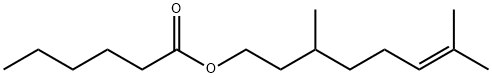 CITRONELLYL CAPROATE Structure