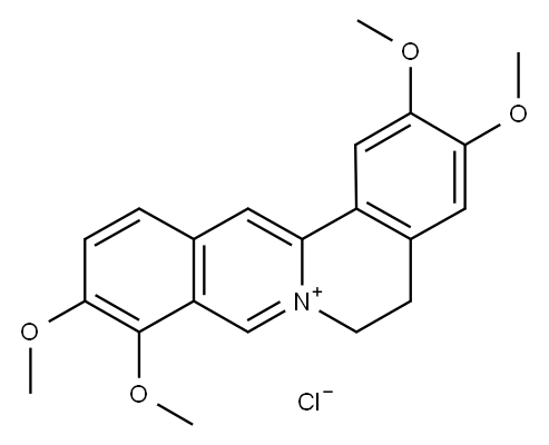 Palmatine chloride Structure