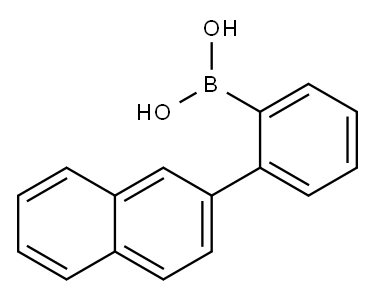 2-(naphthalen-2-yl)phenylboronic acid Structure