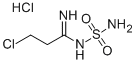 N-Sulphamyl-3-chloropropionamidine hydrochloride Structure