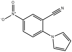 5-NITRO-2-(1H-PYRROL-1-YL)BENZONITRILE Structure