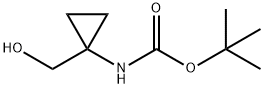 tert-Butyl (1-(hydroxymethyl)cyclopropyl)carbamate Structure