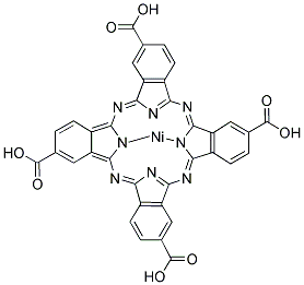 (TETRACARBOXYPHTHALOCYANINATO)NICKEL(II) Structure