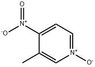 3-Methyl-4-nitropyridine N-Oxide Structure