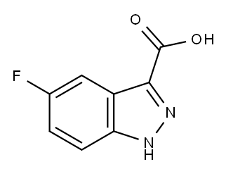 5-Fluoro-3-indazolecarboxylic acid Structure