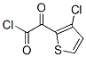 2-Thiopheneacetyl chloride, 3-chloro-alpha-oxo- (9CI) Structure