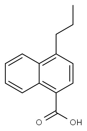 4-propyl-1-naphthoic acid Structure