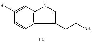 2-(6-bromo-1H-indol-3-yl)ethanamine hydrochloride Structure