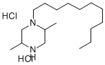 2,5-Dimethyl-1-undecylpiperazine dihydrochloride Structure