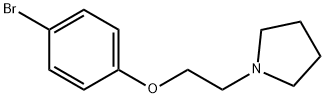 N-[2-(4-Bromophenoxy)ethyl]pyrrolidine Structure