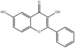 3,6-DIHYDROXYFLAVONE Structure