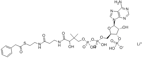 PHENYLACETYL COENZYME A LITHIUM SALT Structure