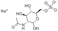N-ACETYLGLUCOSAMINE 6-SULFATE SODIUM SALT Structure