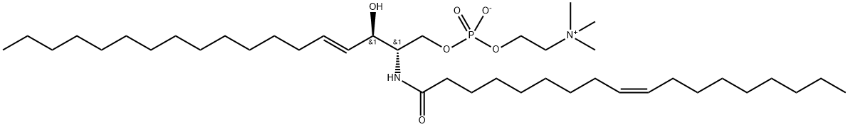N-OLEOYL-D-SPHINGOMYELIN Structure