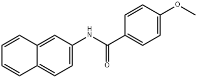 4-METHOXY-N-2-NAPHTHALENYL-BENZAMIDE Structure