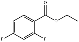ETHYL 2,4-DIFLUOROBENZOATE Structure