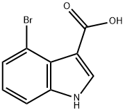 4-BROMO-1-(TERT-BUTOXYCARBONYL)-1H-INDOLE-3-CARBOXYLIC ACID Structure
