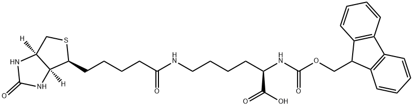 FMOC-D-LYS(BIOTIN)-OH Structure