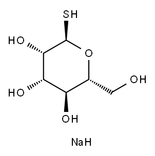 1-Thio-α-D-mannose Natriumsalz Structure