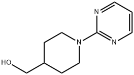 1-(2-PYRIMIDINYL)PIPERIDINE-4-METHANOL Structure