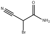 Acetamide, 2-bromo-2-cyano- Structure
