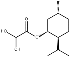 (1R,2S,5R)-5-Methyl-2-(1-methylethyl)cyclohexyl dihydroxy-acetate Structure