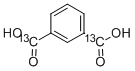 1,3-BENZENE(DICARBOXYLIC ACID-13C2) Structure