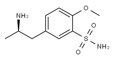 R-(-)-5-(2-Amino-propyl)-2-methoxy-benzenesulfonamide Structure