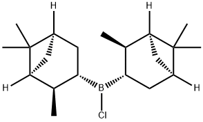 (+)-Diisopinocampheyl chloroborane  Structure