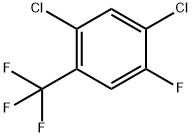 1,5-DICHLORO-2-FLUORO-4-TRIFLUOROMETHYL-BENZENE Structure