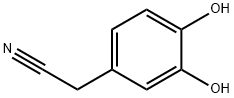 (3,4-DIHYDROXYPHENYL)ACETONITRILE Structure