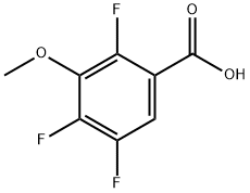 2,4,5-Trifluoro-3-methoxybenzoic acid Structure