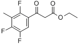 ETHYL 3-(2,4,5-TRIFLUORO-3-METHYLPHENYL)-3-OXOPROPANOATE Structure
