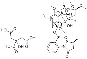 METHYLLYCACONITINE CITRATE Structure
