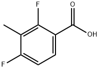 2,4-DIFLUORO-3-METHYLBENZOIC ACID Structure