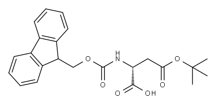 Fmoc-D-Aspartic acid beta-tert-butyl ester Structure