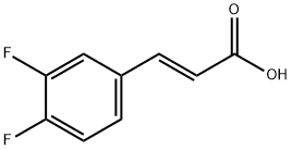 trans-3,4-Difluorocinnamic acid Structure