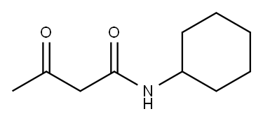 N-cyclohexylacetoacetamide  Structure