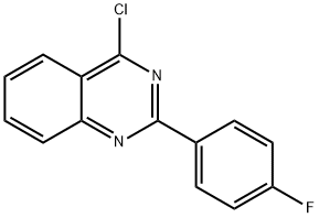 4-CHLORO-2-(4-FLUORO-PHENYL)-QUINAZOLINE Structure