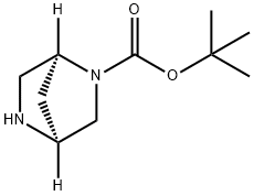 (1S,4S)-2-BOC-2,5-DIAZABICYCLO[2.2.1]HEPTANE Structure